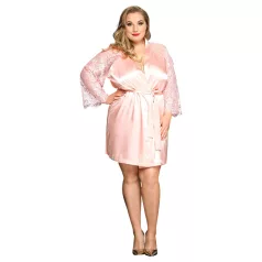 JSY 067 - rozā babydoll komplekts (XL-2XL)