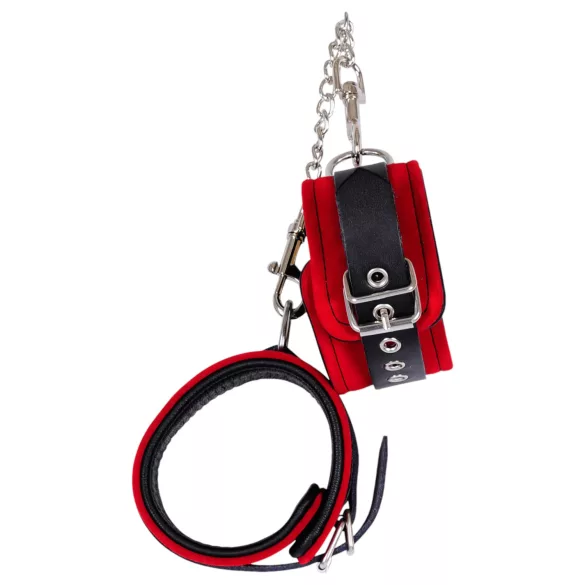 ZADO - ādas potīšu aproces (sarkans)