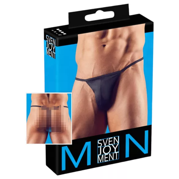 Svenjoyment - Mini stringi vīriešiem (melni) - XL