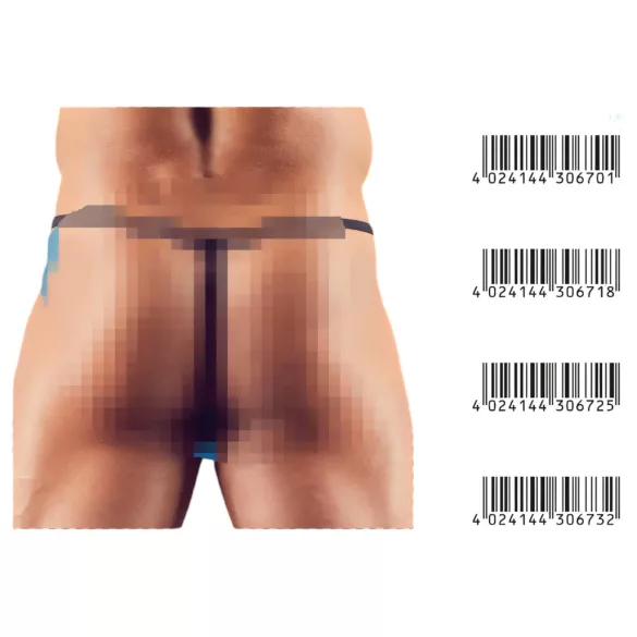 Svenjoyment - Mini stringi vīriešiem (melni) - XL