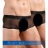 Svenjoyment - caurspīdīgi bokseri, melni (2 daļas) S-L