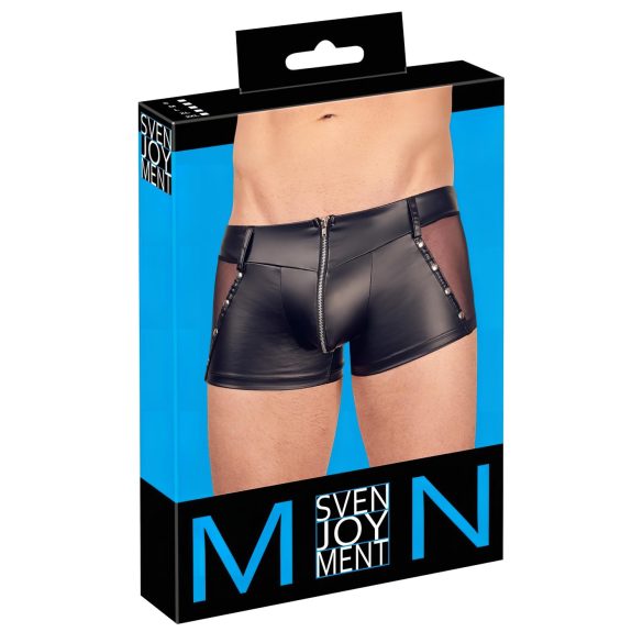 Svenjoyment - spīdīgs bokseršorti (melni) - L