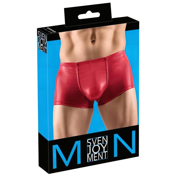 Svenjoyment - spīdīgi push-up bokseršorti (sarkani) - M