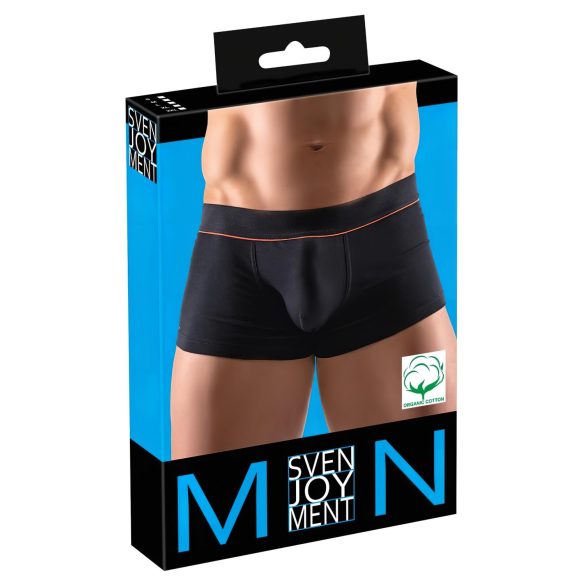 Svenjoyment - Eko-kokvilnas komforta bokseršorti (melni) - M