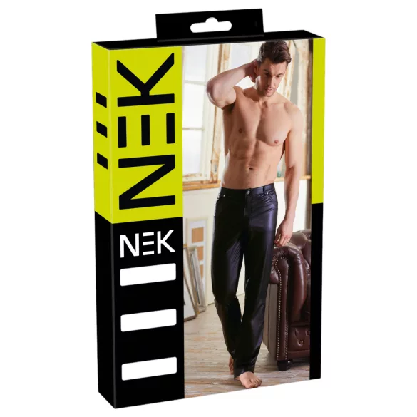 NEK - sieviešu legingi spīdīga efekta melni