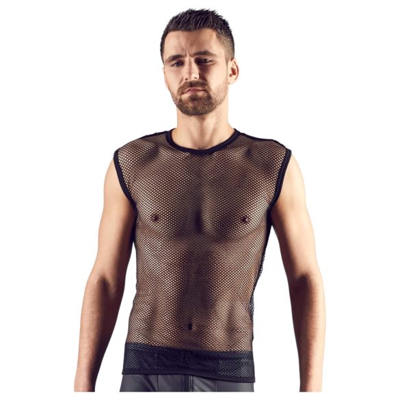 Svenjoyment - vīriešu tīkliņkrekls melns