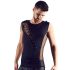 Svenjoyment - Mežģīņu vīriešu tops (melns) - M