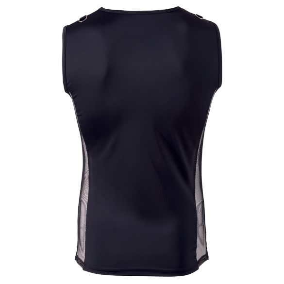 Svenjoyment - vīriešu krekls ar mežģīnēm melns - XL