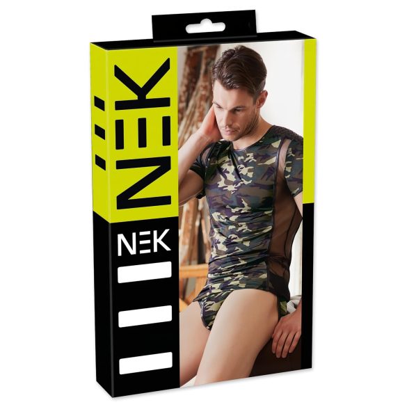 / NEK - masku t-krekls ar maskēšanās rakstu (zaļš-brūns) - 2XL