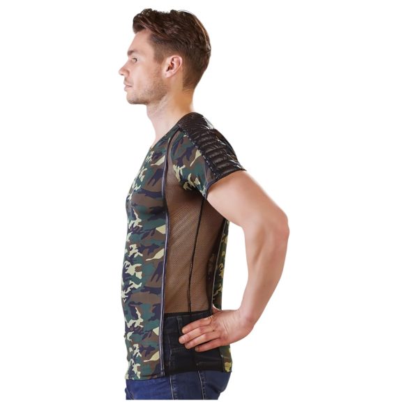 NEK - kamuflāžas vīriešu T-krekls (zaļš-brūns) - 2XL