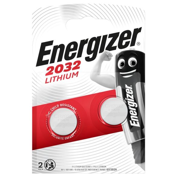 Energizer CR2032 poga baterija 2 gab