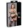 Cottelli Bondage - mežģīņu apakšveļas komplekts (5 daļas) - XL