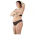 Cottelli plus size krūštura komplekts ar pērlītēm melns - XL