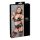 Cottelli Bondage - mežģīņu spīdīgs apakšveļas komplekts (4 daļas) - XL
