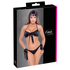 Cottelli - bikini krūštura komplekts (melns)