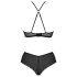 Passion Eco Kerria - mežģīņu bikini komplekts (melns) 