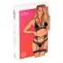 Obsessive Alessya - mežģīņu apakšveļas komplekts (melns) - M/L
