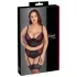Cottelli Plus Size - regulējams krūštura komplekts (sarkans) - 90C/XL