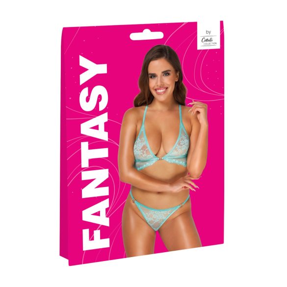 Cottelli - mežģīņu veļas komplekts (zaļš)