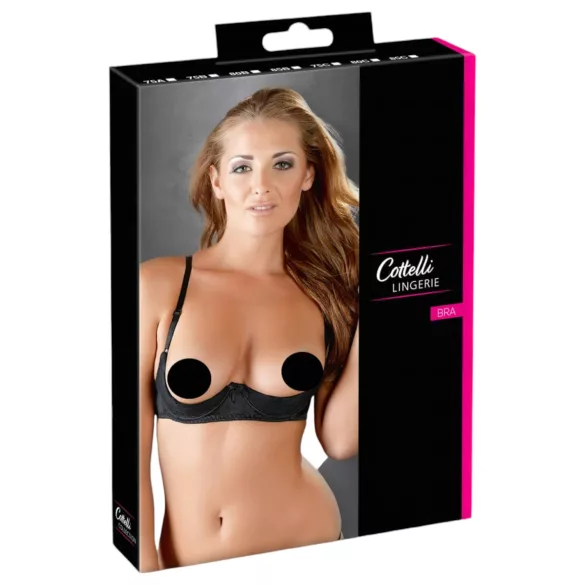 Cottelli - krūšu pacēlājs basic melns - 75C