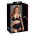 Cottelli Plus Size - melnu krūšu pacēlājs - 95D