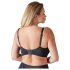 Cottelli Plus Size - atbalstošs krūšu paaugstinātājs (melns)