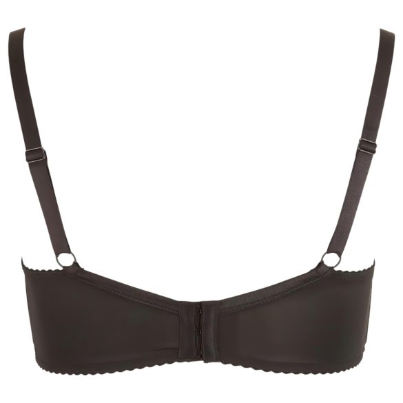 Cottelli Plus Size - balsta krūšturis (melns)