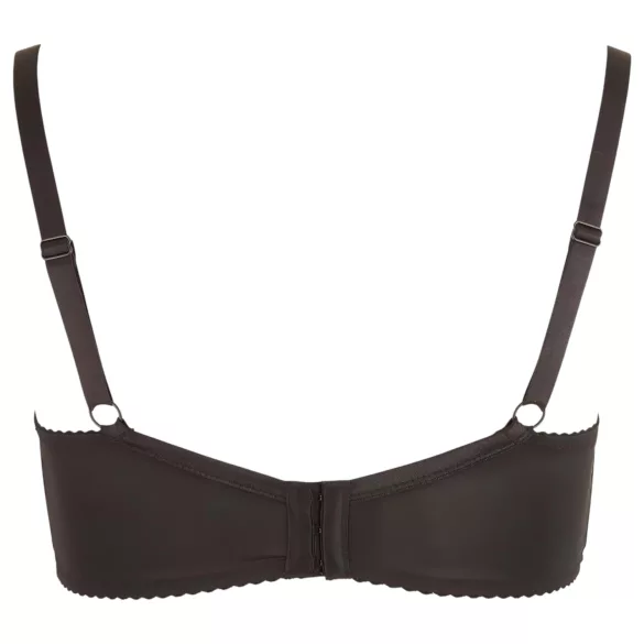 Cottelli plus size krūšturis ar stīpiņām melns - 90D