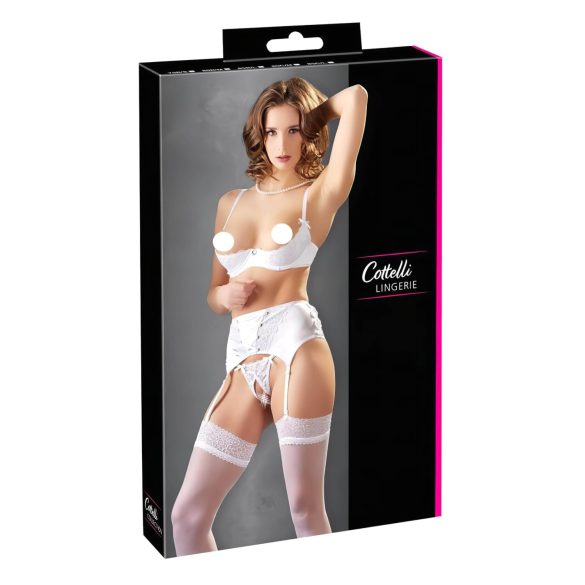 Cottelli mežģīņu krūšu balsta komplekts (balts) - 85B/L