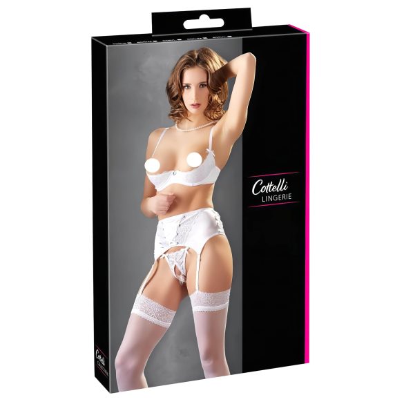 Cottelli mežģīņu krūšu balsta komplekts (balts) - 85C/L