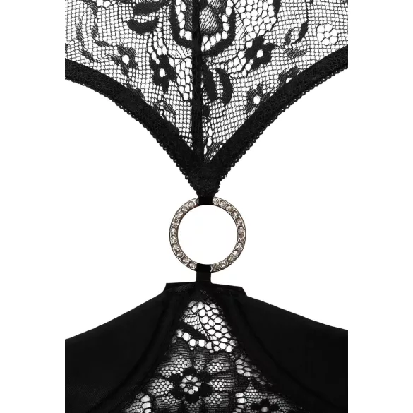 Cottelli - atvērto krūšturu komplekts sievietēm melns - 80B/M