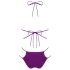 Spīdošs Balitta bikini ar kaklasaite (violets)