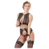 Cottelli Bondage - apakšveļas komplekts ar mežģīnēm, 4 daļas - M