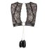 Cottelli Bondage - mežģīņu apakšveļas komplekts (4 daļas) - L