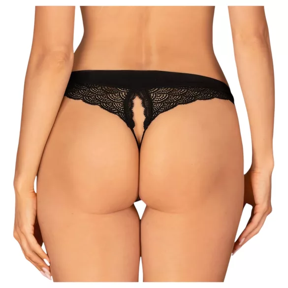 Obsessive Chemeris - atvērtas stringbiksītes (melnas) - M/L