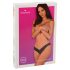 Obsessive Donna Dream - atvērta mežģīņu stringbiksīte (melna) - M/L