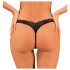 Obsessive Donna Dream - mežģīņu stringi (melni)