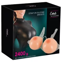 Cottelli - silikona pievienojamas push-up krūtis 2x1200g