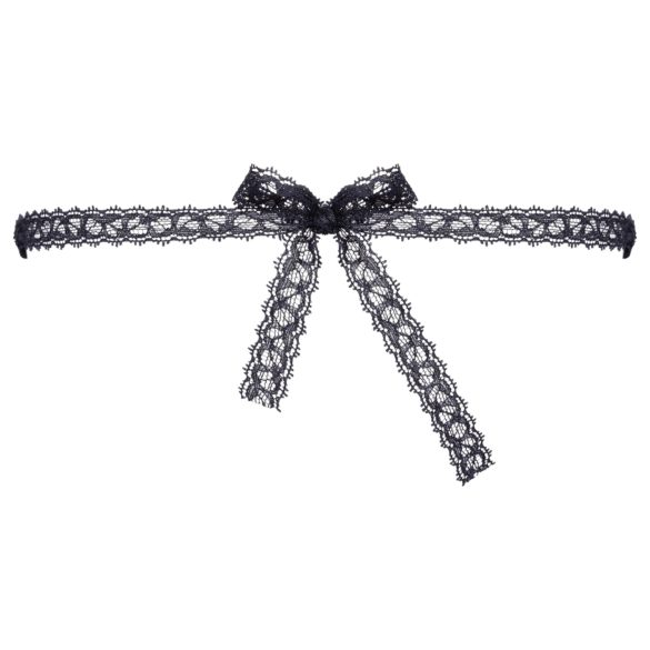 Cottelli - grezns, izšūts mežģīņu maska (melna)