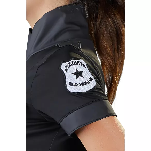 Cottelli policistes kostīms melns - M