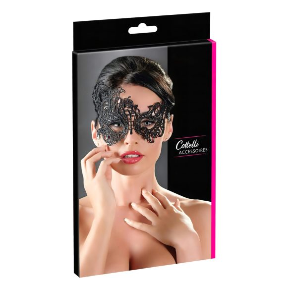 Cottelli - Izšūts asimetrisks maskas (melns)
