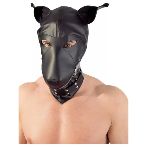 Fetish - Suņa maska (melna, S-L)