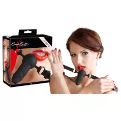 Bad Kitty - silikona mutes aizbāznis ar nelielu dildo melns