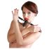 Bad Kitty - silikona mutes spraudnis ar mazo dildo (melns)