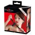 Bad Kitty - silikona mutes spraudnis ar mazo dildo (melns)