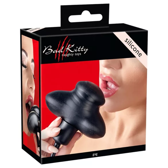 Bad Kitty - piepūšama mutes bumbiņa melna