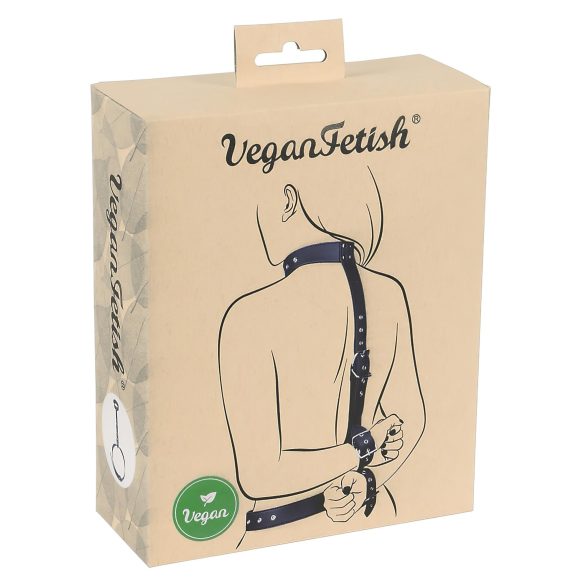 Vegan Fetish - rokudāžu komplekts rokām (melns)