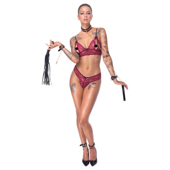 Bad Kitty - BDSM komplekts 6 daļas melns