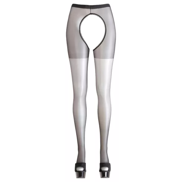Cottelli - sieviešu seksīgas melnas zeķbikses - L/XL