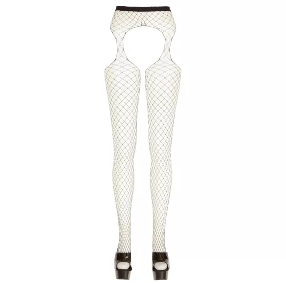 Cottelli - sieviešu atvērtas lielā tīkla zeķes melnas S-L